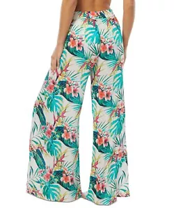 Vince Camuto Women's Printed Wrap-Tie Cover-Up Pants Swimwear Size S - Picture 1 of 2