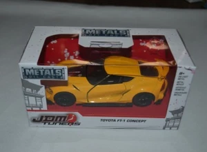 2017 JADA METALS DIE CAST JDM TUNERS - TOYOTA FT-1 CONCEPT YELLOW - Picture 1 of 3
