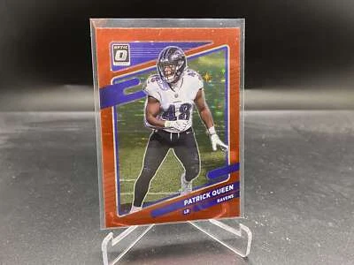 Patrick Queen 2021 Donruss Optic Red Stars Prizm #130 Ravens Steelers EX - Image 1 of 2