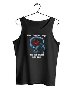 Herren Tank Top Muscle Shirt Waveboard Surfen ...das kann nicht geheielt werden  - Picture 1 of 1