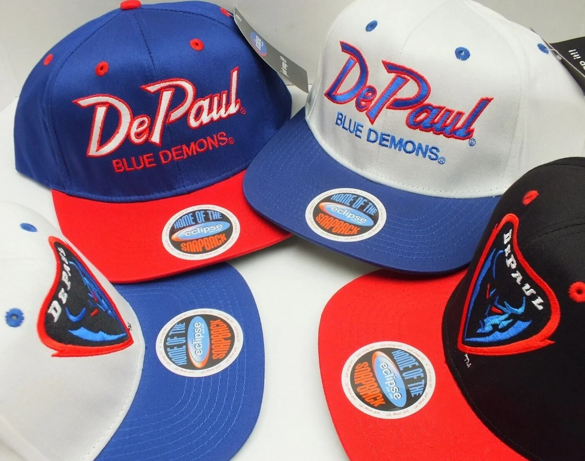DePaul University Blue Demons Baseball Cap - Embroidered Adjustable Cotton Hat (Officially Licensed)