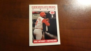 1995 KAHN'S CINCINNATI REDS ERIC ANTHONY   BASEBALL CARD