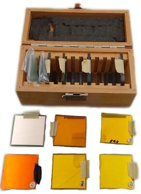 Corion Corporation Wavelength Filter Set 500-590nm w/ Case - Image 1 of 4