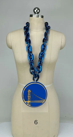 New NBA Golden State Warriors  Gameday Tailgate Blue Fan Chain Fanchain Cover