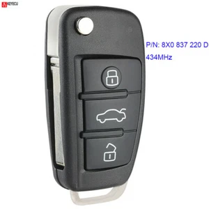 Mando a distancia sin llave abatible mejorado para Audi A1 Q3 TT R8 8X0 837 220 D - Imagen 1 de 3