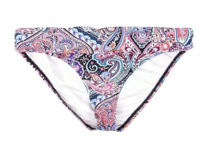 Pantalones de bikini LA BLANCA con estampado de cachemira arremolinados alrededor talla 16 trajes de baño Foto 1 de 4