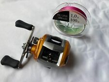 Daiwa PX68 SPR liberto Pixie Right used worked good Made in Japan reel W/PE line