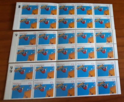 1990 Skateboarding Stamp Booklets - Original, 1 & 2 Koala Reprint, All White (3) - Image 1 of 4
