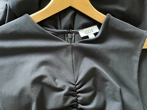 COS Kleid lang Baumwolle schwarz Gr. L neuwertig - Bild 1 von 5