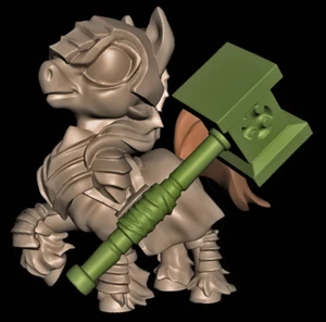 Chibi Cleric Pony - Picture 1 of 2