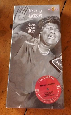 Mahalia Jackson "Gospels Spirituals & Hymns" 2 Cassette Boxed Factory Sealed Set Foto 1 de 4