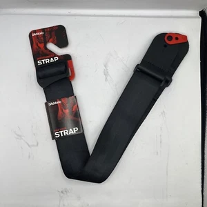 D'Addario Planet Waves Black Polypropylene Guitar Strap Black 2 in. PWSLV-50RLV2 - Picture 1 of 6