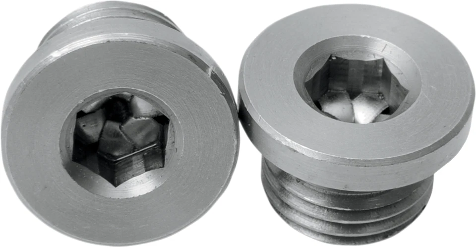 Enchufes de puerto sensor O2 de escape cromados Bassani de 12 mm para Harley Davidson 1861-0791 Foto 1 de 1