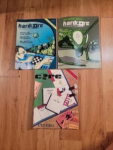 Hardcore Magazine No. 1 and No. 2 and Core No. 2 Apple II computer 1983 - Picture 1 of 7