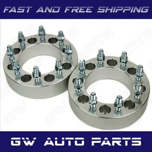 2 PCs Wheel Spacer Adapters 8x6.5 to 8x6.5 Stud 9/16 Thick 1.5" Chevrolet GMC    - Picture 1 of 9