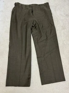 louis raphael Pants Mens 36 Brown Washable Wool Dress Business Casual 36 X 28 - Picture 1 of 18