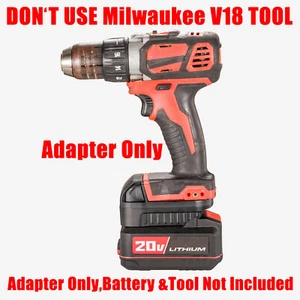 1 adaptador para batería Bauer 20V a alimentación para herramientas inalámbricas Milwaukee M18/XC - Imagen 1 de 6