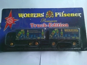 Modell Truck MAN LKW Bierlaster Wolters Pilsener Sammelmodell Sattelzug RM - Bild 1 von 1