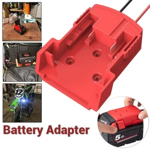 Battery Adapter Compatible with Milwaukee M18 Wiring 18V DIY Dock Power Wheel - Picture 1 of 8