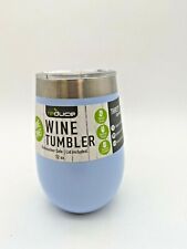 Reduce - Light Blue Wine Tumbler Stemless 12oz Thermal Cocktail Tumbler Metal