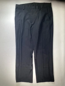 Mens Van Heusen Black Dress Pants Size 34x30 EUC - Picture 1 of 4