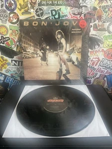 BON JOVI Self Titled VG+ VINYL W/HYPE STICKER - Picture 1 of 2