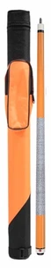 Package Set - Orange Pool Cue & 1x1 Two Tone Case. - Picture 1 of 1