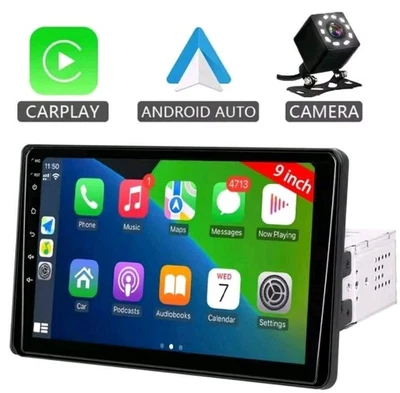 autoradio 1 din con schermo Carplay Android E Apple Touch Screen Musica Bluetoot - Immagine 1 di 4
