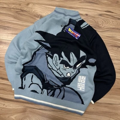 SUÉTER VINTAGE DRAGON BALL Z GOKU DEADSTOCK 2001 talla L Anime Foto 1 de 4