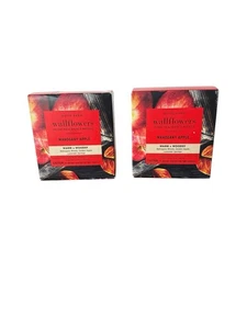 Bath & Body Works Mahogany Apple Wallflower Refill Bulbs x4 - Picture 1 of 3