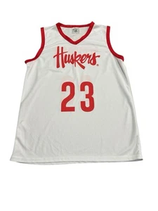 Nebraska Huskers Basketball Jersey #23 White Adult M - Picture 1 of 5