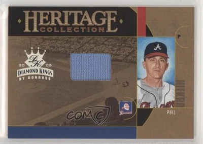 2005 Donruss Diamond Kings Heritage Collection Jerseys /50 Phil Niekro #HC21 HOF - Image 1 of 2