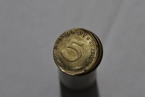 🧭 🇩🇪 GERMANY ERROR COIN THIRD REICH OFF CENTRE B88 #K1231 - Picture 1 of 6