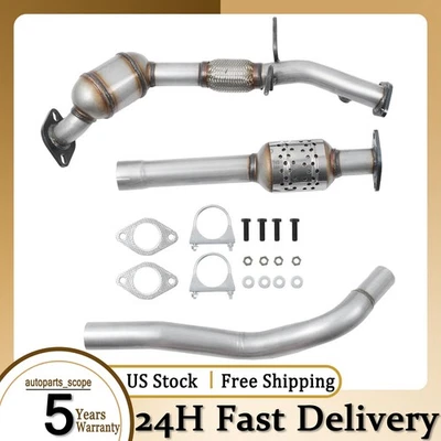 Front+Rear New Catalytic Converter Kits For 2010-2013 Ford Transit Connect 2.0L Foto 1 de 4