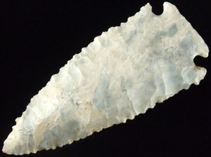 Tacca angolare Ohio Flintridge Kirk eccezionalmente fine con punte di freccia COA Insight - Foto 1 di 4