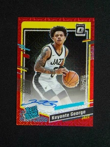 2023-24 Panini Donruss Optic Keyonte George #290 RC Rookie Auto Red Gold - Picture 1 of 3