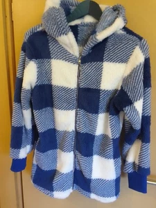 Warme Teddy Plüsch Jacke Mantel Flauschig Coral Fleece S M 36 38 40  - Bild 1 von 8