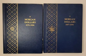 Due cartelle vuote da collezione Whitman Morgan Dollars 1960 #9427, 9428 1878-1896 - Foto 1 di 24