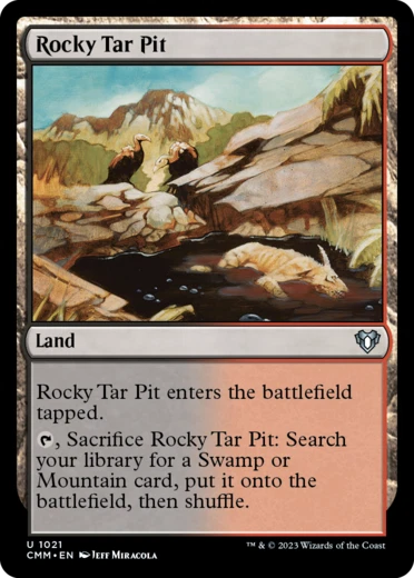 MTG Rocky Tar Pit English CMM - Image 1 of 1