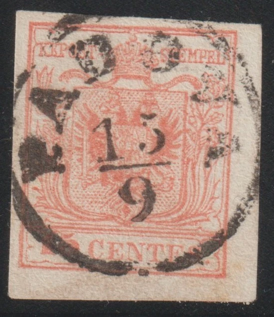 ANTICHI STATI LOMBARDO -VENETO 15 CENT   PADOVA  RIF 2135 - Immagine 1 di 1