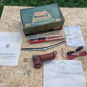 Vintage American Bosch Wiper Motor WWF Trico Adjustable 12V Display Boxed - Picture 1 of 24