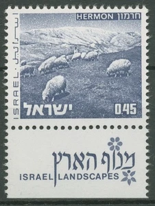 Israel 1971 Landschaften Berg Hermon 530 y mit Tab postfrisch - Picture 1 of 1