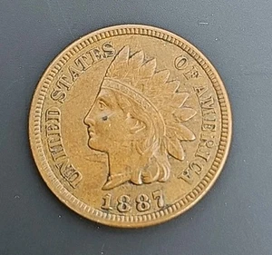 💥1887 Indian Head Cent Beauty - Bild 1 von 3