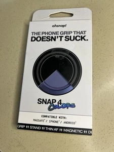 OhSnap - Poignée et support de téléphone magnétique Snap Grip Luxe - Ultra-mince, convient à n'importe quel téléphone - Photo 1 sur 3