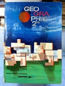 GÉOGRAPHIE CLASSE DE 2ème, COLLECTIF, ANDRÉ JOURNAUX, ÉDITIONS HATIER, 1966 - Foto 1 di 12