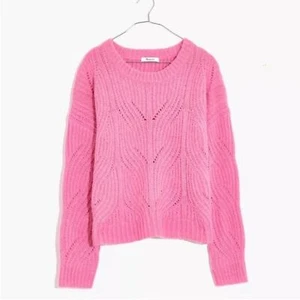 MADEWELL | Heather Petunia Charley Alpaca Blend Knit Pullover Sweater size M - Picture 1 of 16