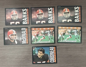 1985 Topps Football Card Lot Cleveland Browns Chip Banks 223, Cousineau + More - Picture 1 of 2