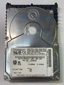 Dell 0009223U-12541-9B8-00A8 9.1S TN09J462 10K RPM 4MB Ultra3 U160 SCSI 3.5" HDD - Afbeelding 1 van 7