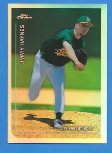 1999 Topps Chrome Refractor #59 Jimmy Haynes Athletics - Bild 1 von 1