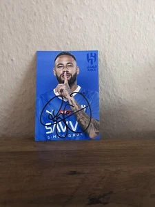 Neymar JR x Al Hilal x Repro Autogramm 10.5x14.8 - Bild 1 von 1